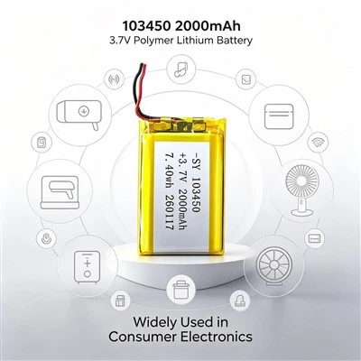 103450 Bluetooth-hörlurar litiumbatteri